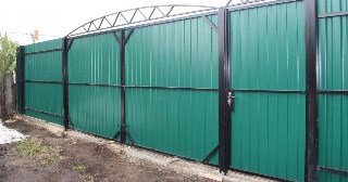 Купить ворота из профнастила Лиски, цена от 4066 руб.