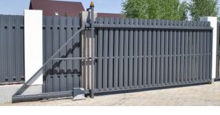 Купить откатные ворота из штакетника Лиски, цена от 1750 руб.