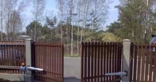 Купить распашные ворота из штакетника Лиски, цена от 2728 руб.